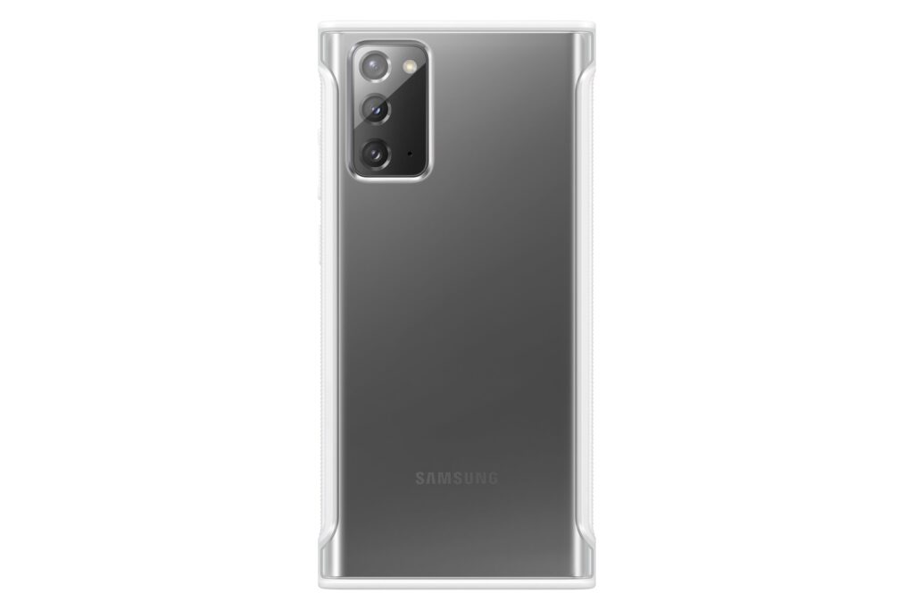 Husa de protectie Samsung Clear Protective pentru Galaxy Note 20, White