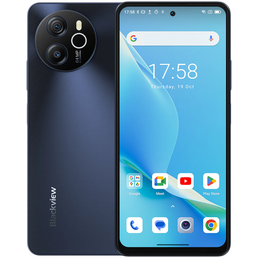 Telefon mobil Blackview Shark 8 Grey, 4G, 6.78” FHD+ 120Hz 2.4K, 16GB RAM (8GB + 8GB extensibili), 256GB ROM, 64MP, Android 13, Helio G99, 5000mAh, Dual SIM