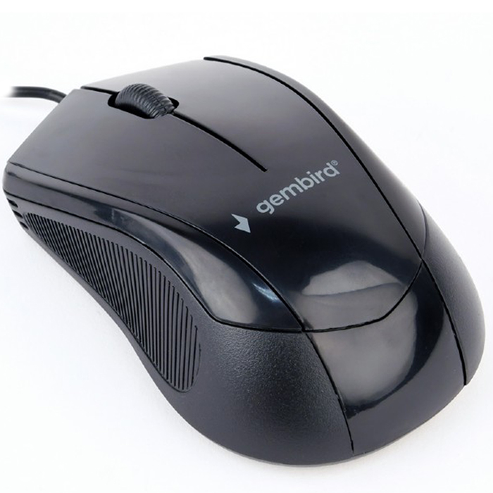 Mouse optic Gembird MUS-3B-02,1000 DPI, Negru
