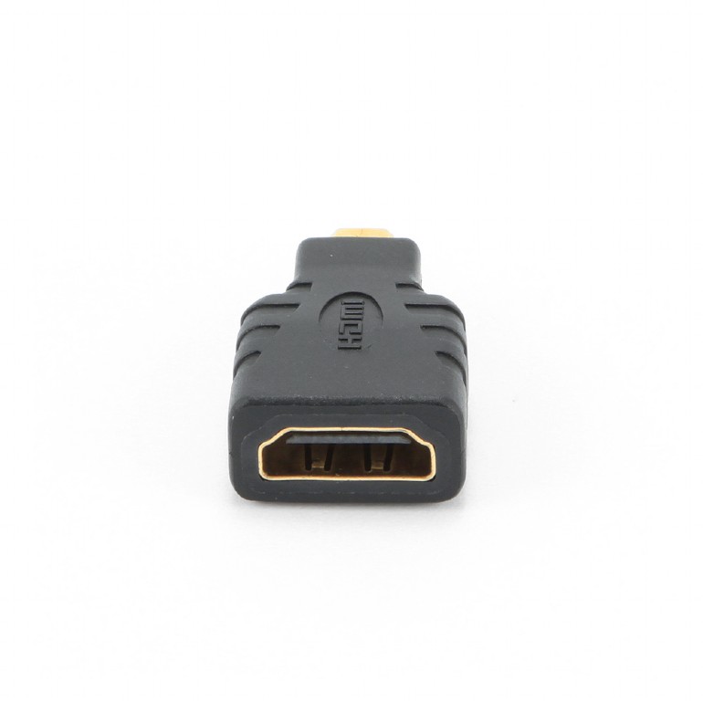 adaptor video Gembird, HDMI (M) la Micro-HDMI (T), conectori auriti, Negru, A-HDMI-FD 2 adaptor video Gembird, HDMI (M) la Micro-HDMI (T), conectori auriti, Negru, A-HDMI-FD - imagine 2