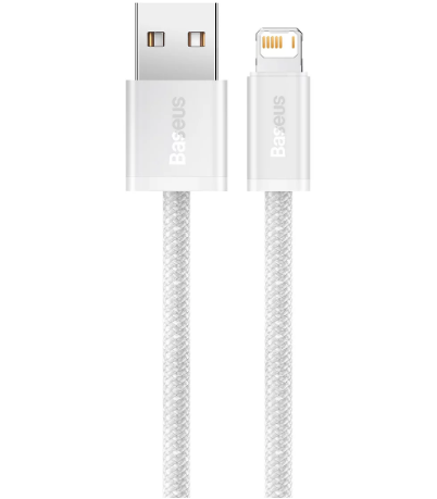 Cablu Baseus Dynamic USB-Lightning, 2.4A, 1m, alb 3 Cablu Baseus Dynamic USB-Lightning, 2.4A, 1m, alb - imagine 3