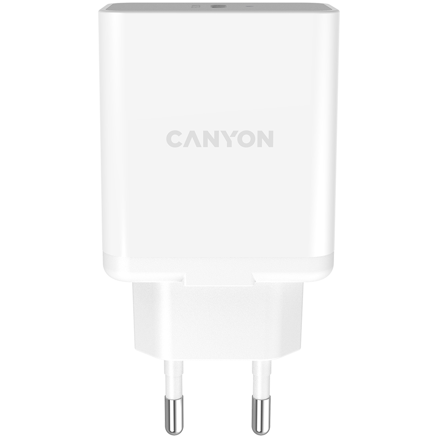 Incarcator retea Canyon H-20 CNE-CHA20W PD 20W USB-C, White