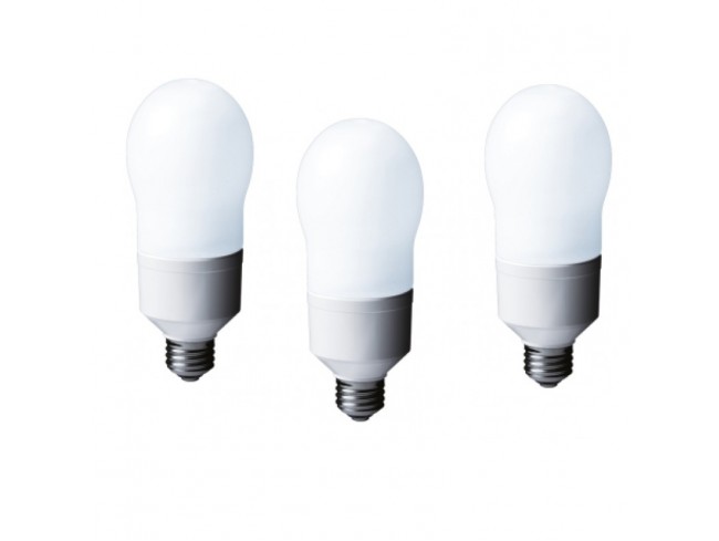 Set 3 becuri economice Panasonic EFA24E282V-3, putere lampa 24W, echivalent pentru incandescenta 100W