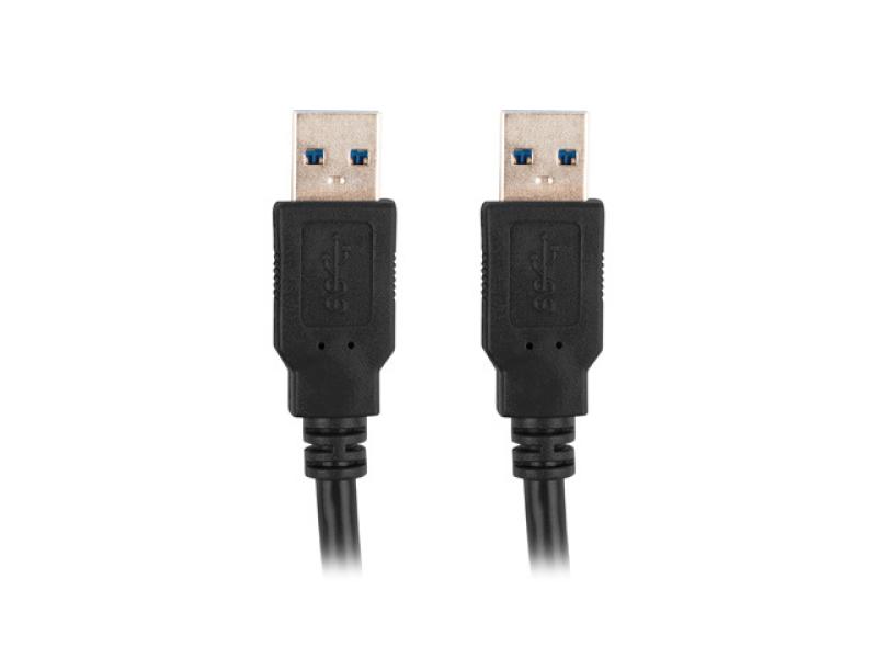 Cablu USB, Lanberg, 1.8m, negru, tip A