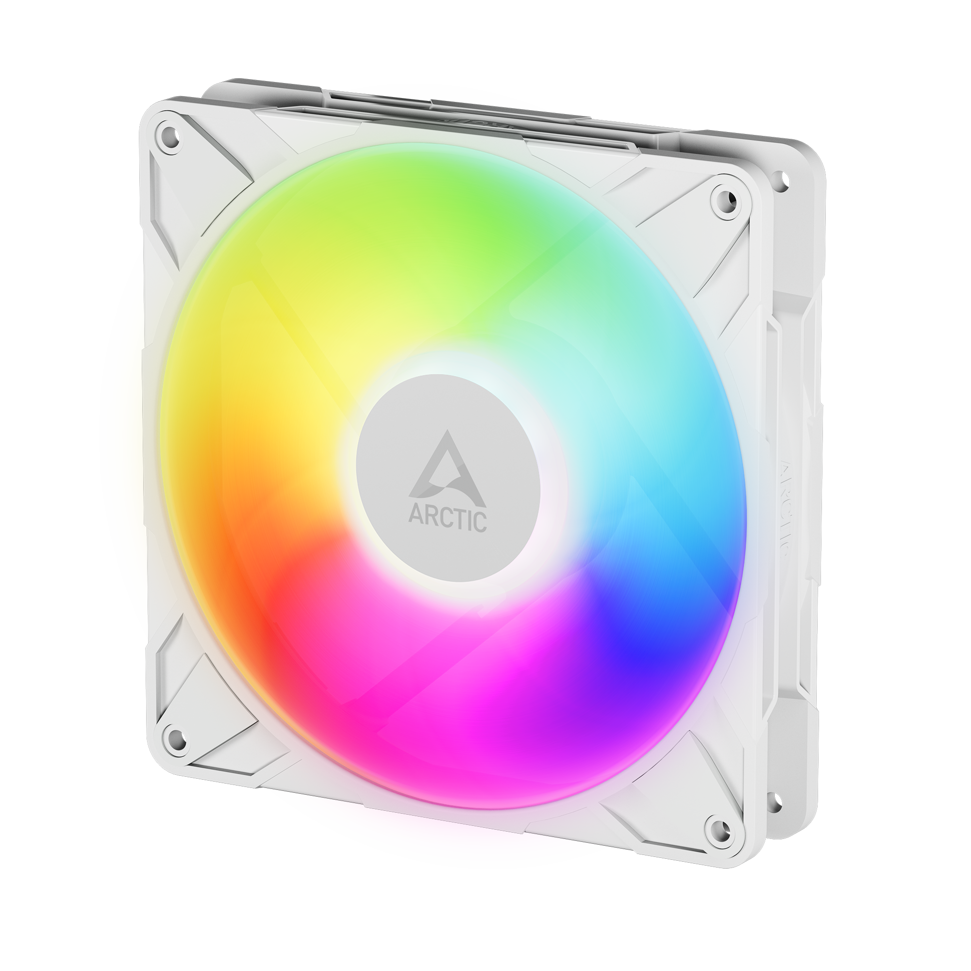 Ventilator PC Arctic P14 Pro A-RGB, 140 mm PWM, 400 - 2500 rpm, Alb 2 Ventilator PC Arctic P14 Pro A-RGB, 140 mm PWM, 400 - 2500 rpm, Alb - imagine 2