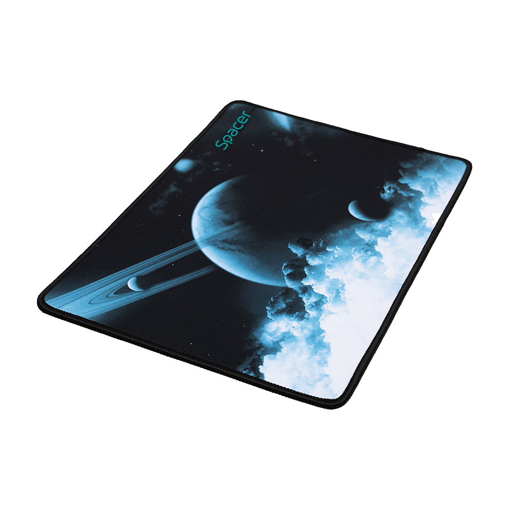 Mousepad gaming, Spacer, cauciuc si material textil, cusaturi anti-rupere, 350 x 250 x 3 mm