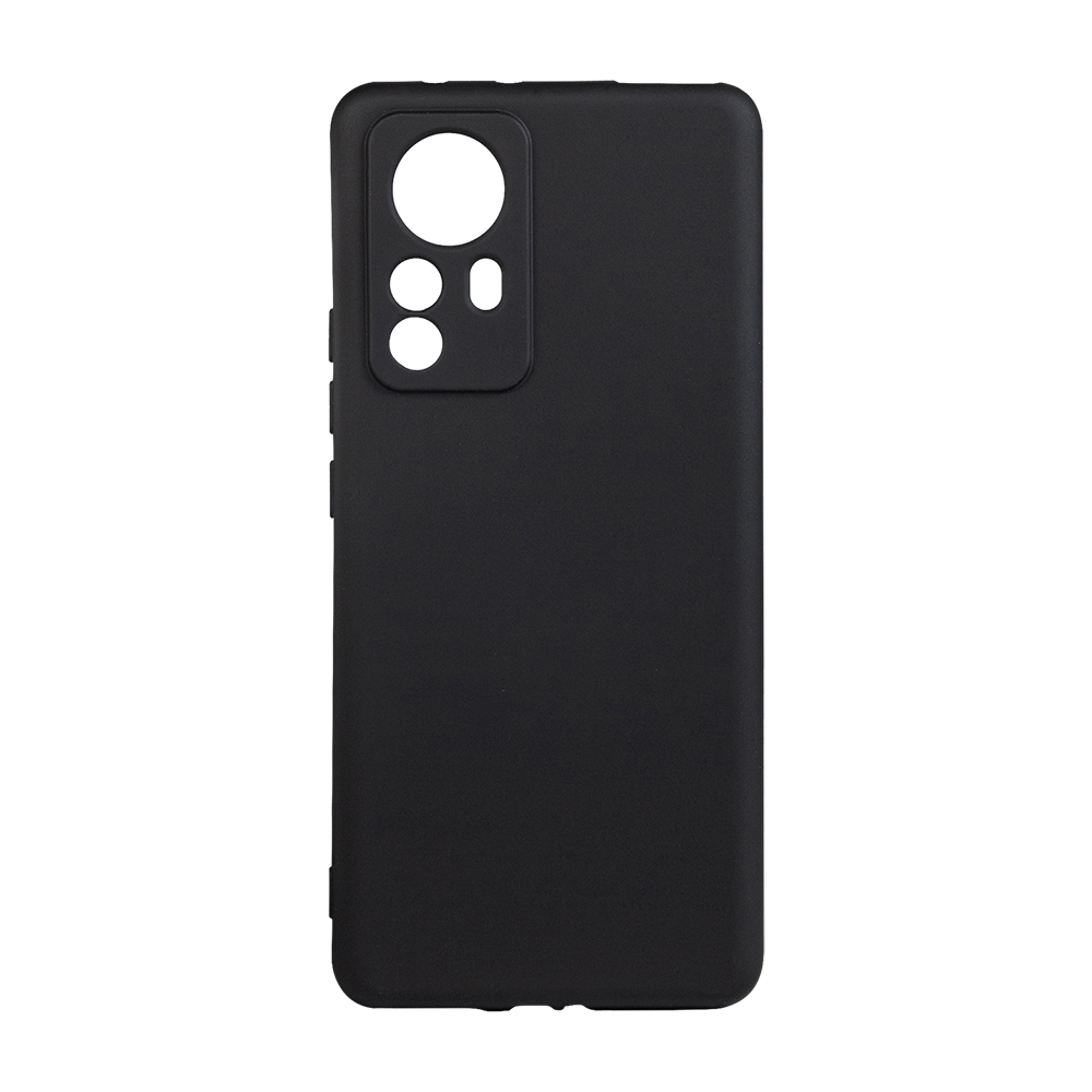 Husa de protectie Spacer pentru Xiaomi 12 Pro, material flexibil silicon si interior cu microfibrax, Negru 2 Husa de protectie Spacer pentru Xiaomi 12 Pro, material flexibil silicon si interior cu microfibrax, Negru - imagine 2