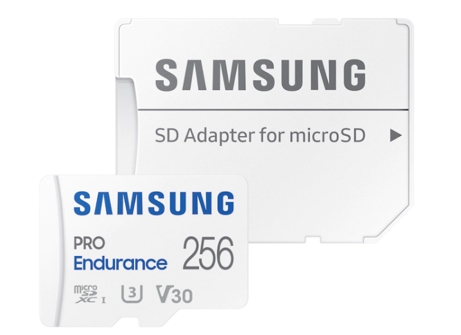 Card de memorie Samsung microSD, PRO Endurance, 256GB, 100MB/s