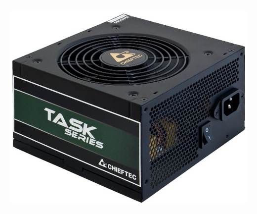 SURSA CHIEFTEC 600W (real), Task series, fan 12cm, certificare 80PLUS Bronze, 1x CPU 4+4, 2x PCI-E (6+2), 5x SATA „TPS-6