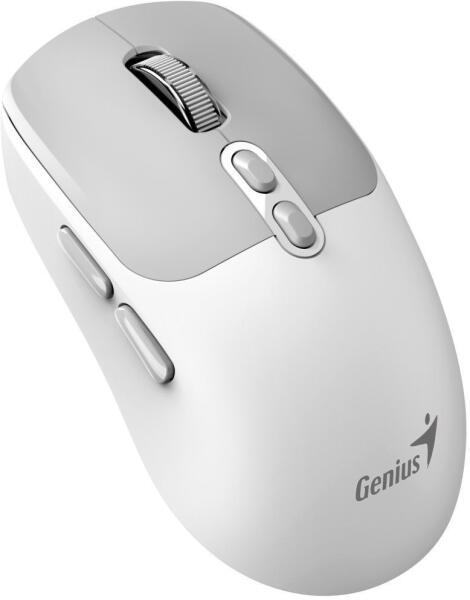 Mouse wireless Genius NX-8080S BT, gri/alb, 1600DPI