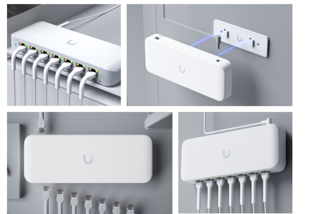 UBIQUITI 8 PORT GBE SWITC USW-ULTRA-210W, dimensiuni: 203 x 76