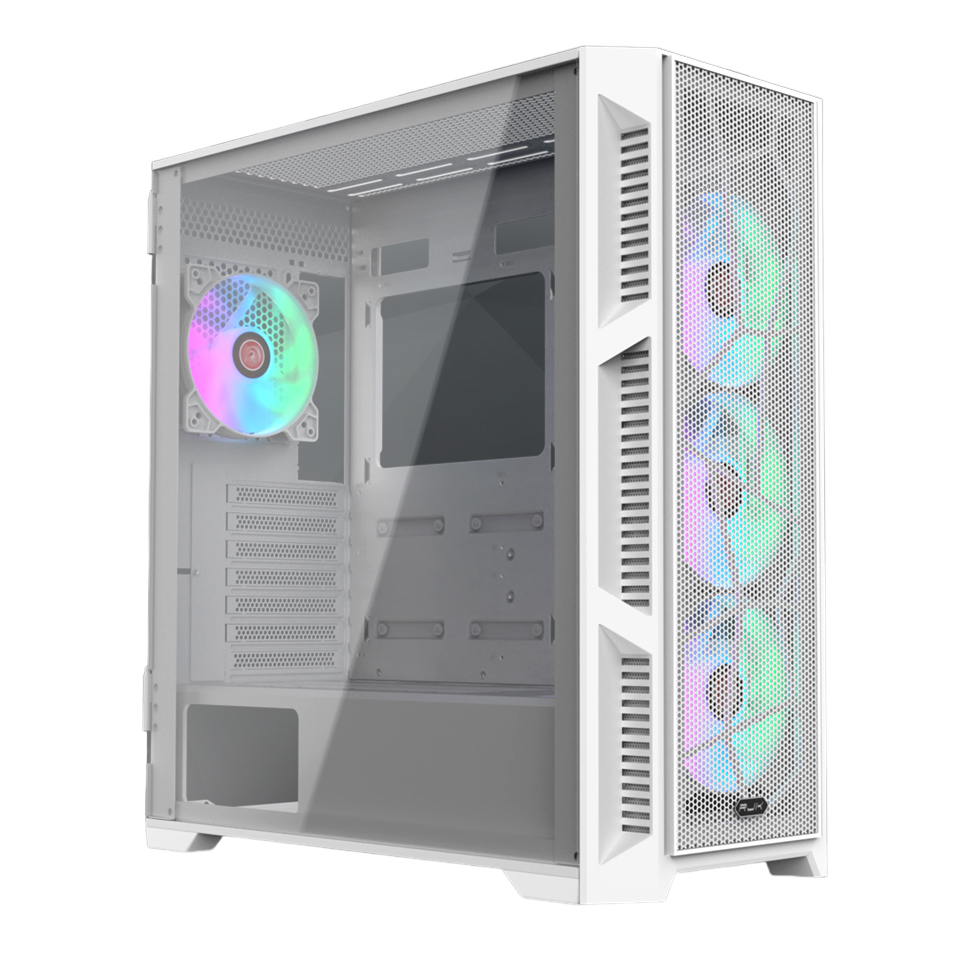 Carcasa RAIJINTEK PONOS ULTRA MS4, ATX, Mesh, Alb