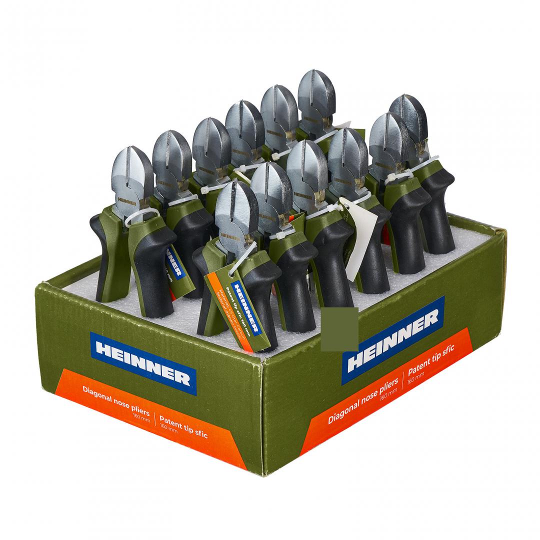 Patent tip Sfic 160mm, otel-carbon, maner plastic, Verde 2 Patent tip Sfic 160mm, otel-carbon, maner plastic, Verde - imagine 2