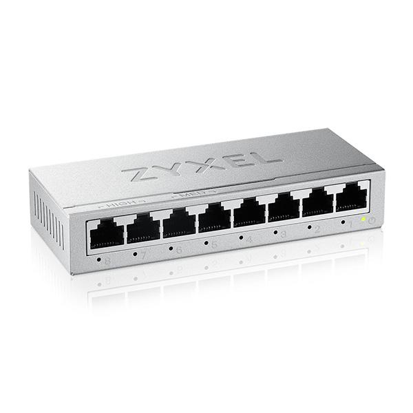 Switch fara management ZyXEL GS-108B v5, 8 porturi Gigabit Ethernet, 16 Gbit/s