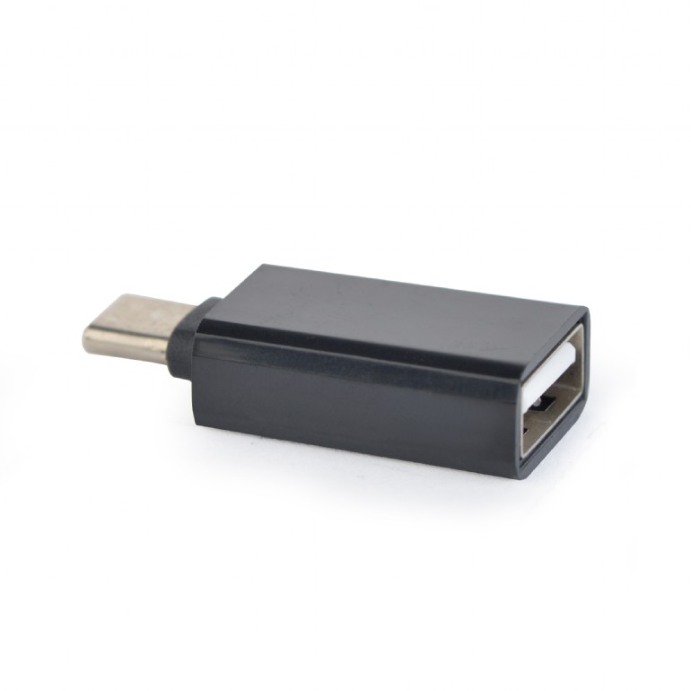 Adaptor Gembird, USB 2.0 Type-C (T) la USB 2.0 (M), Negru, CC-USB2-CMAF-A