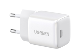 Incarcator retea Ugreen, Nexode CD318 Quick Charge 20W GaN, 1 x USB Type-C 5V/3A, alb