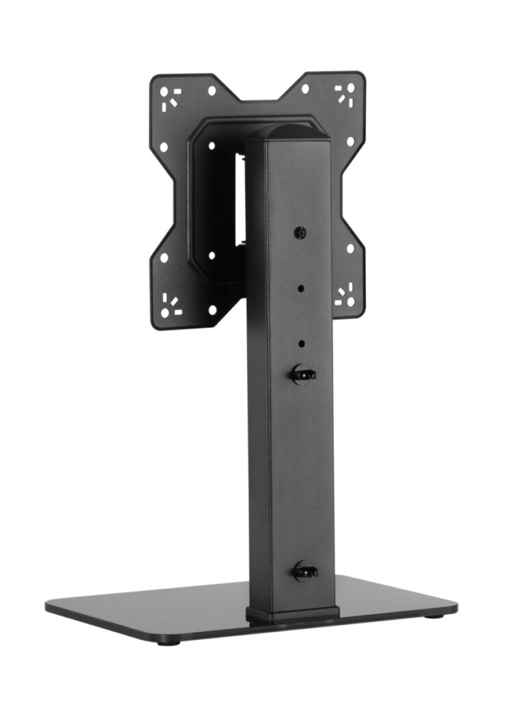 Suport de masa Superior, pt 1 TV/monitor plat, diagonala compatibila 23-43 inch, unghi reglabil sus-jos, VESA compatibil max 200×200, max 40 Kg „SUPSTV019”