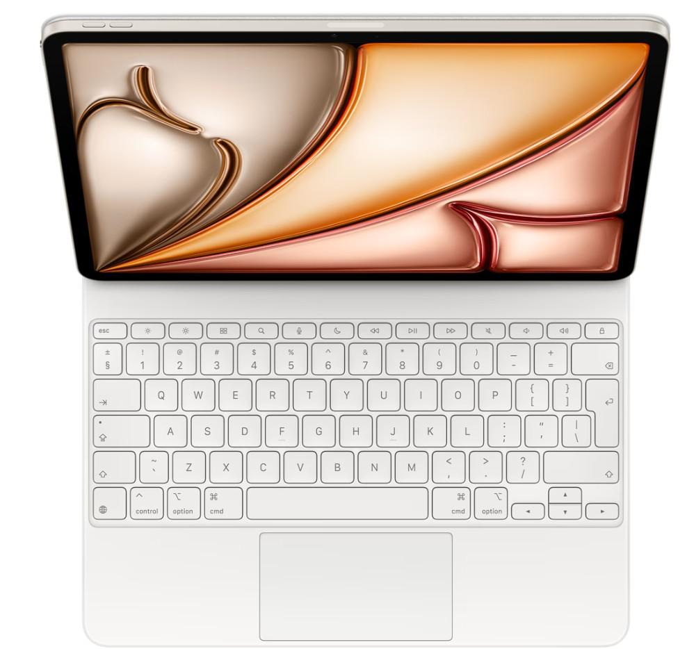 Tastatura Apple Magic Keyboard pentru iPad Air 13-inch (M3), Romanian, White