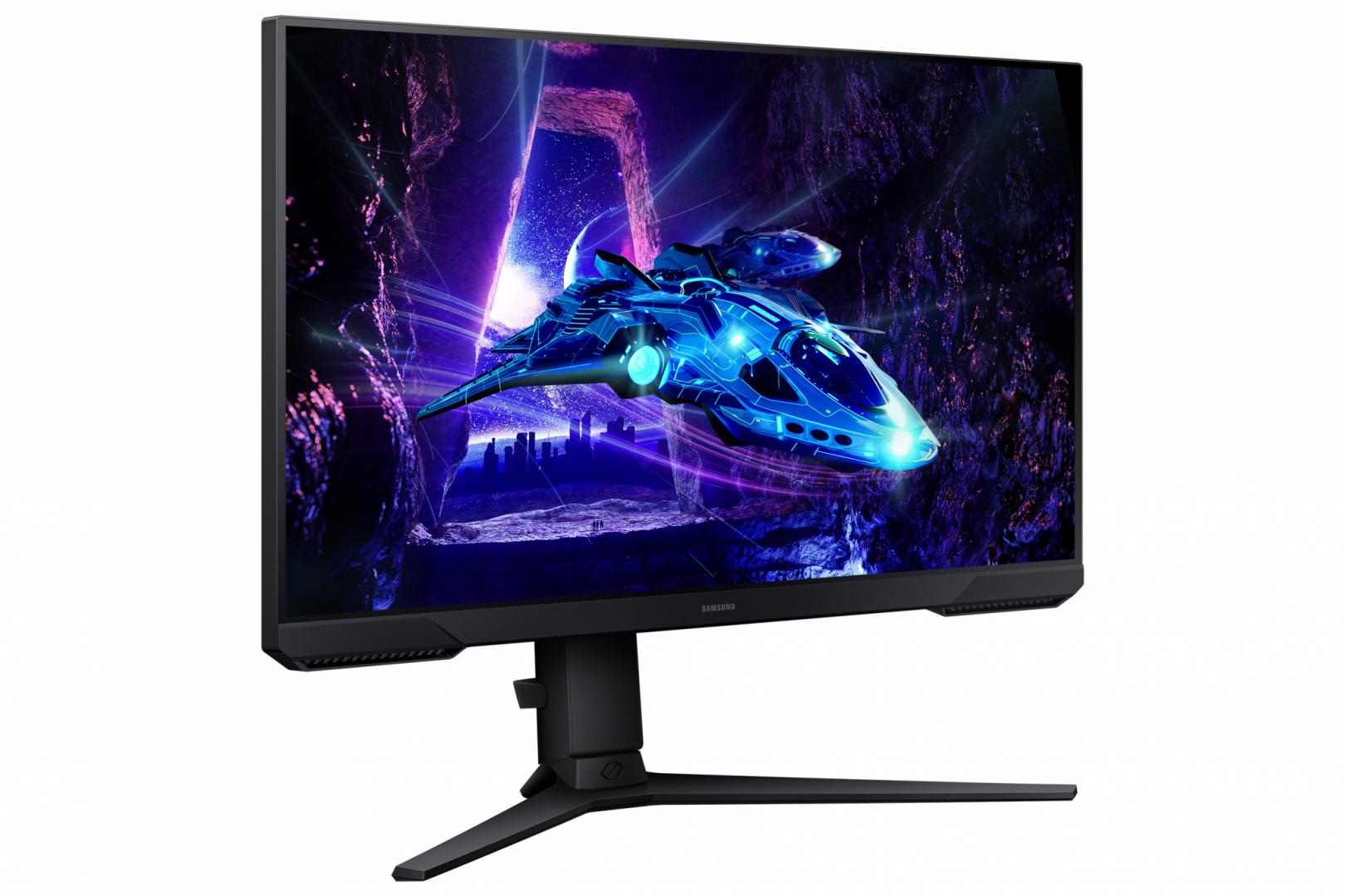 Monitor Gaming LED VA Samsung Odyssey G3 24", Full HD (1920x1080), 180Hz, 1ms, AMD FreeSync™, HDR 10, HDMI, Display Port, Pivot, VESA, negru 4 Monitor Gaming LED VA Samsung Odyssey G3 24", Full HD (1920x1080), 180Hz, 1ms, AMD FreeSync™, HDR 10, HDMI, Display Port, Pivot, VESA, negru - imagine 4
