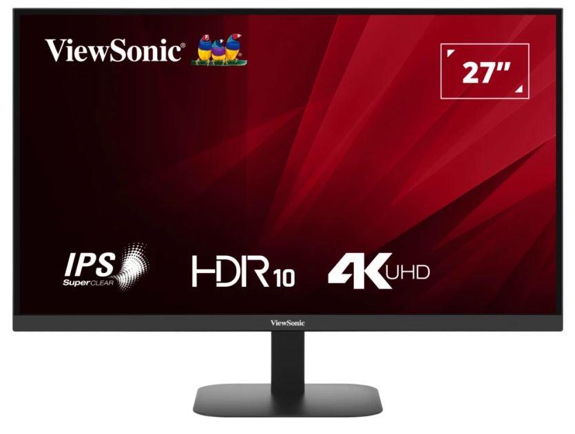 Monitor LED IPS ViewSonic VA2708-4K-HD 27″, 4K UHD (3840×2160), 60Hz, 4ms, 2x HDMI, DisplayPort, negru