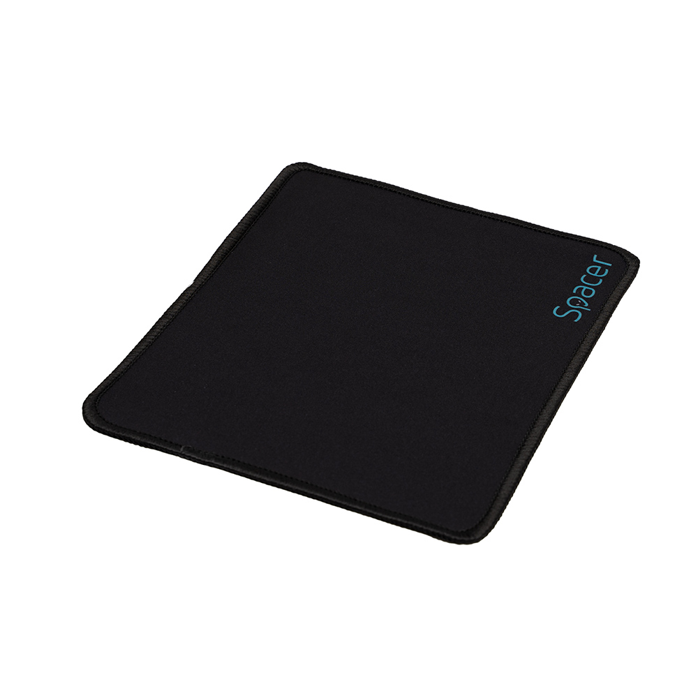 Mousepad gaming, Spacer, cauciuc si material textil, cusaturi anti-rupere, 220 x 180 x 2 mm, negru