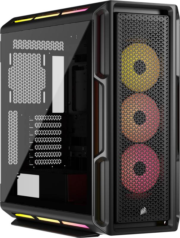 Carcasa Corsair 5000T LX RGB Tempered Glass Mid-Tower Case, Negru