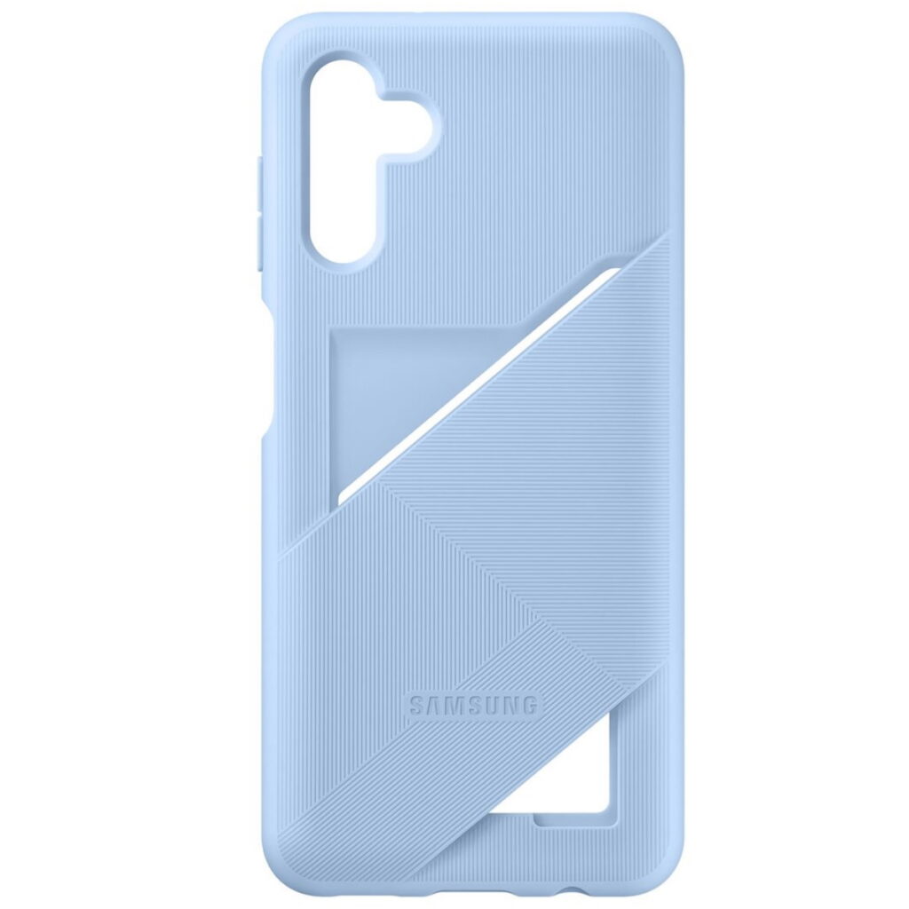Husa de protectie Samsung Card Slot Cover pentru Galaxy A13 5G, Artic Blue