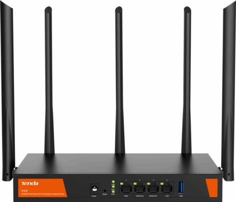 Router Tenda W30E, negru, 256MB, 22x9x13,5cm
