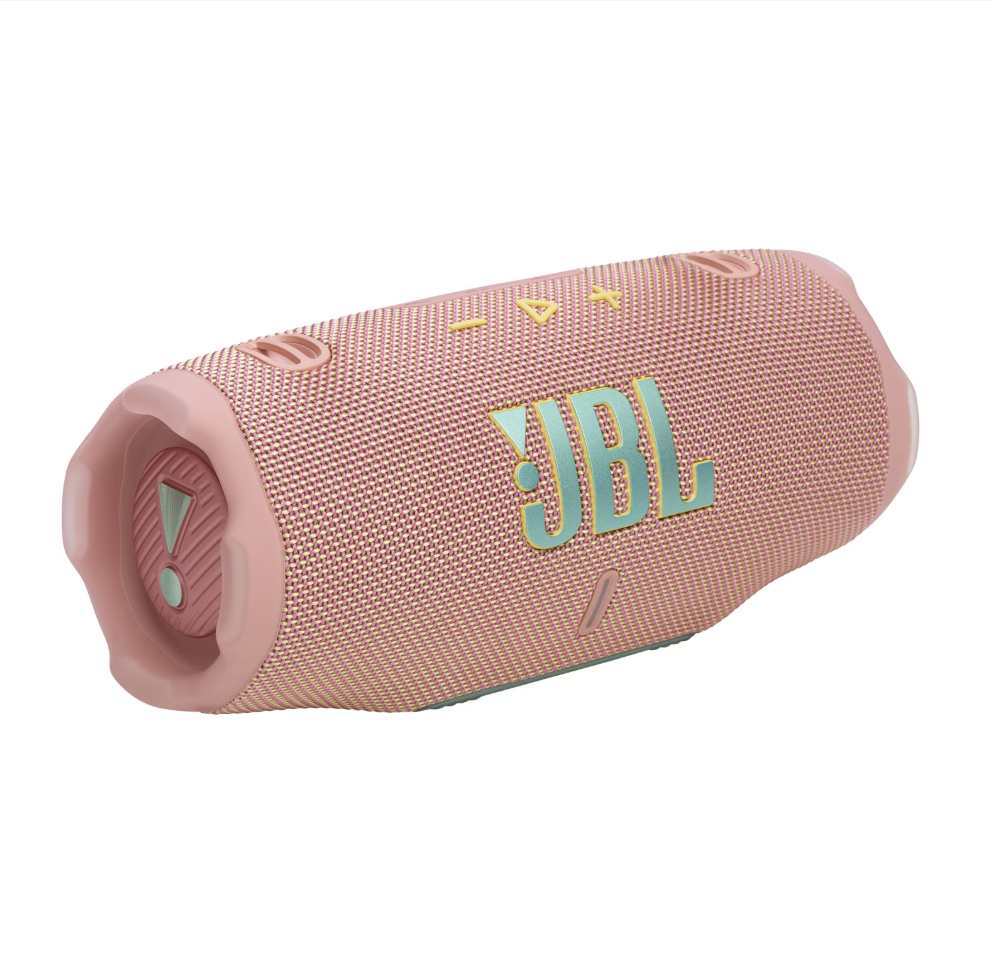 Boxa portabila JBL Charge 6, 45W, Bluetooth, Auracast, Powerbank, Fast charge, Autonomie 28 ore, IP68, Roz