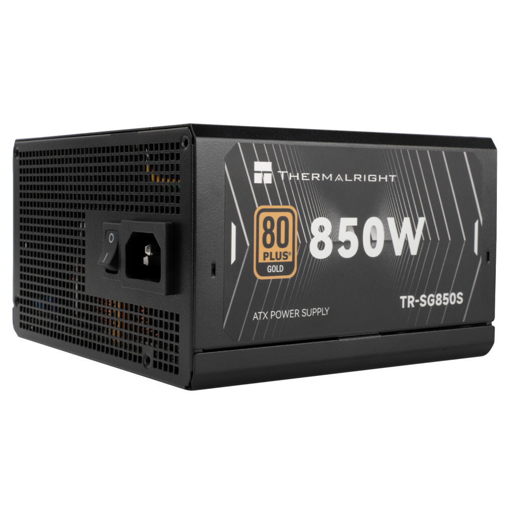Sursa Thermalright „TR-TG850S”, 850W, certificare 80 Plus Gold, non-modular, LLC, DC to DC, fan 120mm, negru