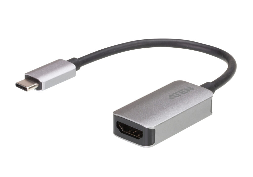 Cablu video ATEN, Type-C (T) la HDMI (M), gri, UC3008A1-AT