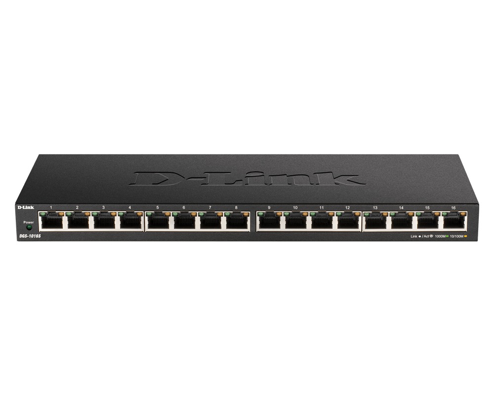 Switch D-Link DGS-1016S/E, 16 Porturi Gigabit