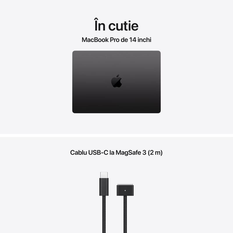 Laptop Apple MacBook Pro 14.2", procesor Apple M5, 24GB, 512GB, Space Black 4 Laptop Apple MacBook Pro 14.2", procesor Apple M5, 24GB, 512GB, Space Black - imagine 4