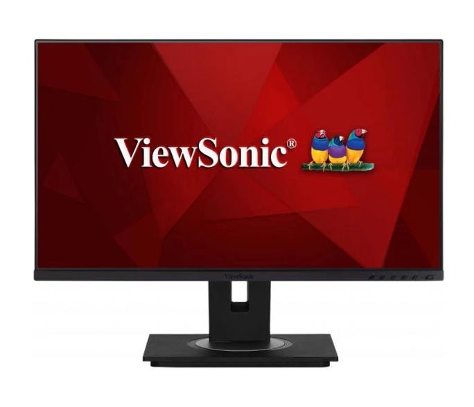 Monitor LED IPS ViewSonic 24″, Full HD (1920×1080), 75Hz, 5ms, Boxe, HDMI, Display Port, VGA, 4x USB, Pivot, VESA, negru