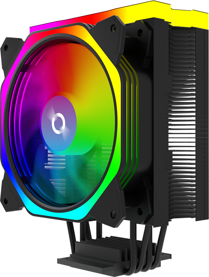 Cooler Procesor AQIRYS Uranus Black, compatibil AMD/Intel 2 Cooler Procesor AQIRYS Uranus Black, compatibil AMD/Intel - imagine 2