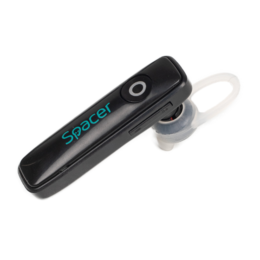 Casca Spacer wireless, pentru smartphone, microfon pe casca, negru, „SPBH-HF-01-BK”
