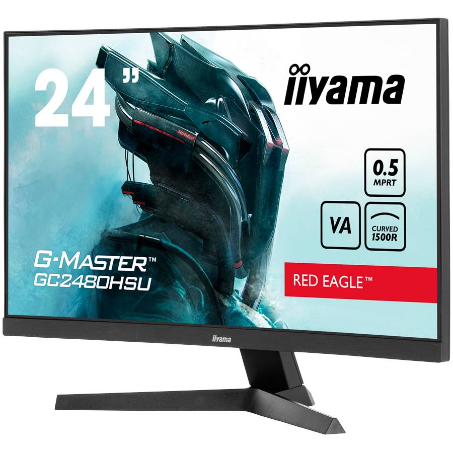 IIYAMA Monitor LED GC2480HSU-B1 23.6" VA Curved 1920 x 1080 180Hz 300 cd/m 3000:1 HDMI DP USB HUB Tilt "GC2480HSU-B1" (timbru verde 7 lei) 2 IIYAMA Monitor LED GC2480HSU-B1 23.6" VA Curved 1920 x 1080 180Hz 300 cd/m 3000:1 HDMI DP USB HUB Tilt "GC2480HSU-B1" (timbru verde 7 lei) - imagine 2
