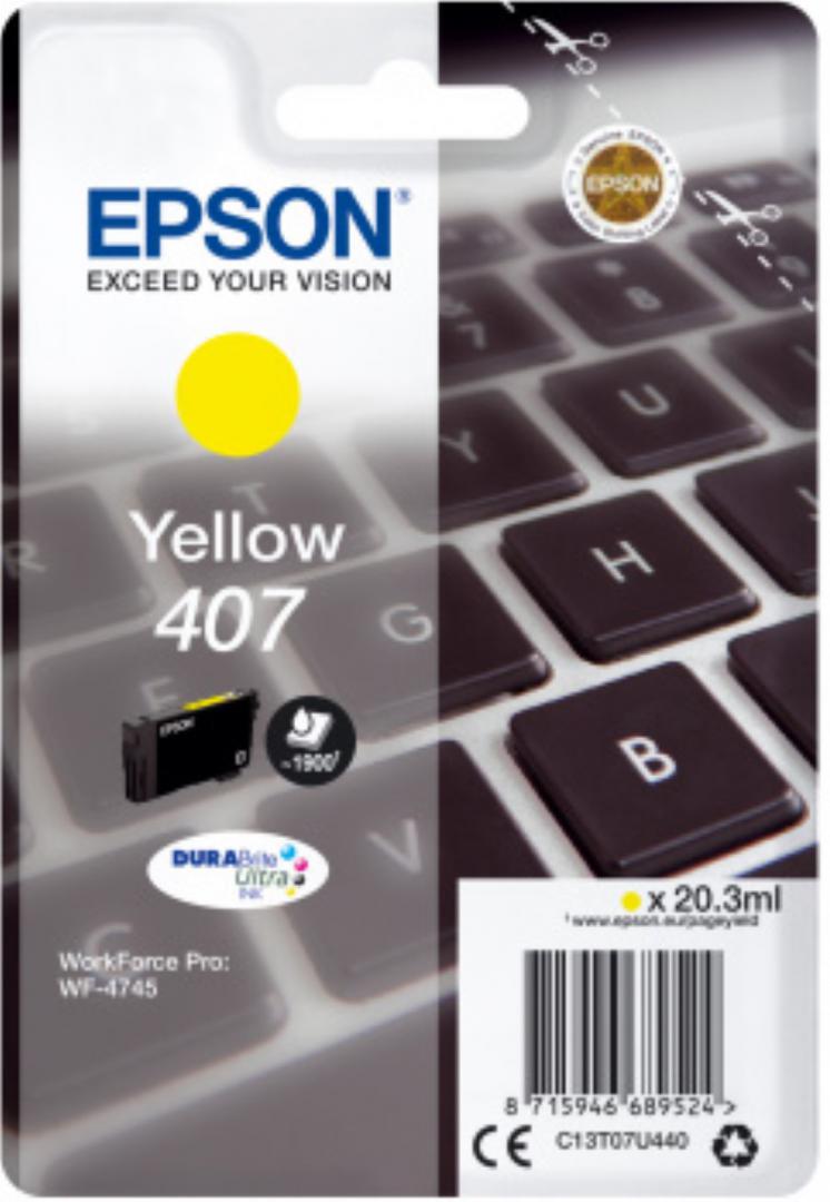 Cartus de cerneala, Epson, 20.3 ml, Galben 1 Cartus de cerneala, Epson, 20.3 ml, Galben