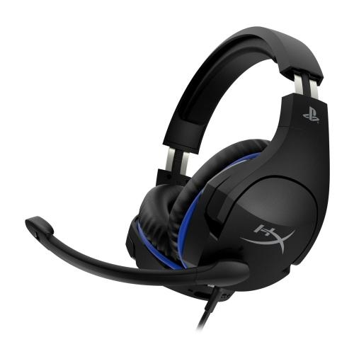 Casti gaming HyperX Cloud Stinger, multiplatforma, compatibile cu PC/PS4/PS5, negru/albastru
