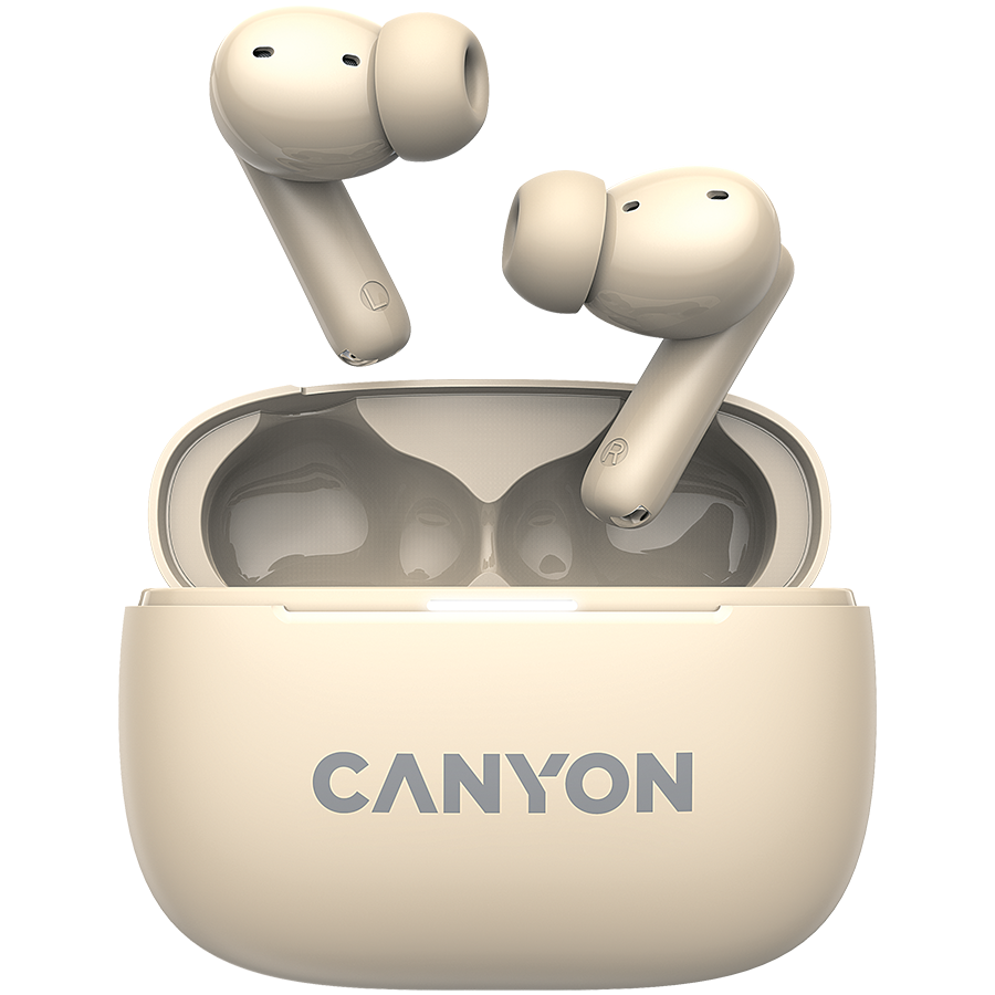 Casti wireless, Canyon, Bluetooth, Bej