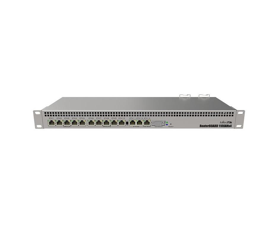 ROUTER Mikrotik NET ROUTER 10/100/1000M 13PORT/RB1100X4 MIKROTIK, „RB1100X4” (timbru verde 0.8 lei)