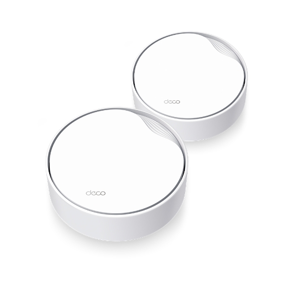 Sistem Mesh Wi-Fi TP-Link Deco X50-PoE(2-pack), Dual-Band, Wi-Fi 6, AX3000, Seamless Roaming, Antivirus, Control Parental si Control Vocal, cu acoperire completa pentru casa