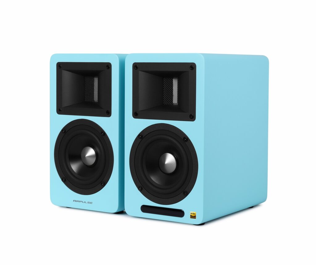 Boxe Airpulse A80, 2.0, 100W, HiFi, Bluetooth, USB, Optical, Telecomanda, Sub Out, Bleu