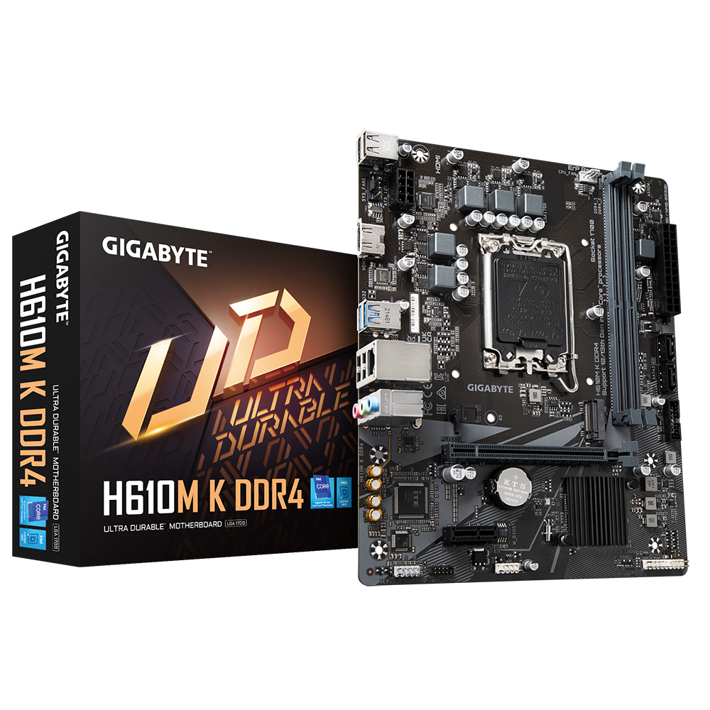 Placa de baza Gigabyte H610M K DDR4, Socket 1700