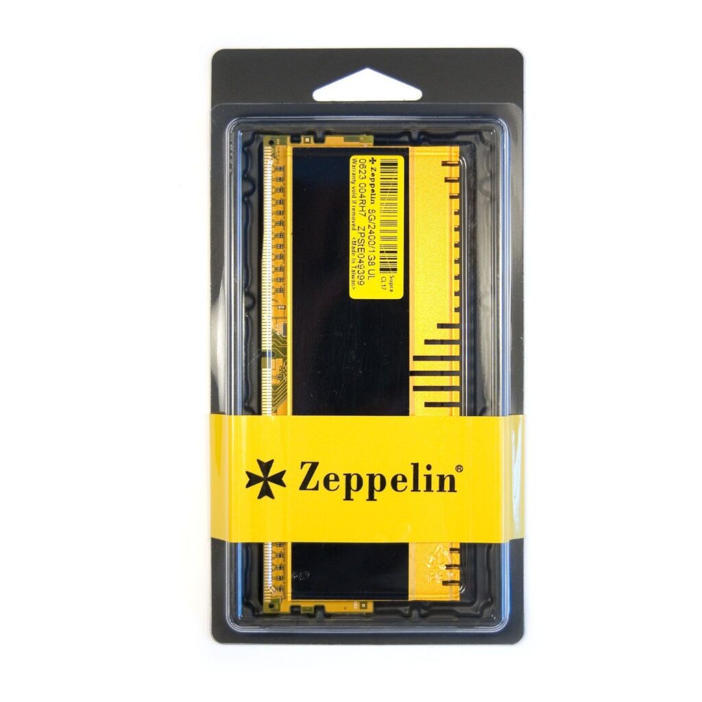 Memorie DDR zeppelin DDR4 8GB frecventa 3600 mhz, 1 modul radiator, retail