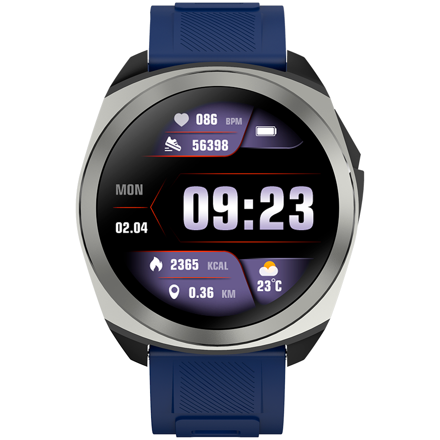 Smartwatch Canyon Maveric SW-83 GPS, Argintiu-Albastru 2 Smartwatch Canyon Maveric SW-83 GPS, Argintiu-Albastru - imagine 2