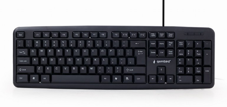 Tastatura KB U 103 Gembird, 104 taste, USB, tehnologie cu fir