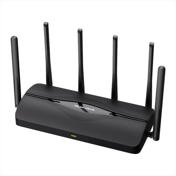 Router Wireless Mercusys MR37BE, BE6500, Wi-Fi 7, MLO , 2 porturi 2.5Gbps , 2 porturi Gigabit , compatibil EasyMesh
