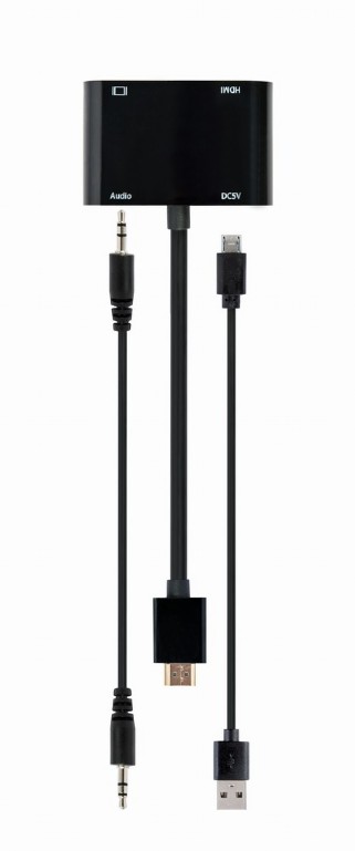 Cablu, Gembird, A-HDMIM-HDMIFVGAF HDMI tata la HDMI mama + VGA mama + cablu adaptor audio Negru A-HDMIM-HDMIFVGAF-01 3 Cablu, Gembird, A-HDMIM-HDMIFVGAF HDMI tata la HDMI mama + VGA mama + cablu adaptor audio Negru A-HDMIM-HDMIFVGAF-01 - imagine 3
