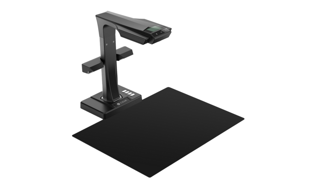 Scanner CZUR ET25 PRO, Senzor HD CMOS 25M pixeli, Iesire video HDMI 1080p, Software inteligent, Tehnologie OCR, Ecran TFT, Lumini laterale anti-glare